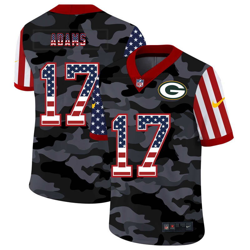 Nike Green Bay Packers 17 Davante Adams Camo 2020 USA Flag Salute to Service Limited Jersey zhua,We sell and wholesale Nike Green Bay Packers 17 Davante Adams Camo 2020 USA Flag Salute to Service Limited Jersey zhua on line form chian!